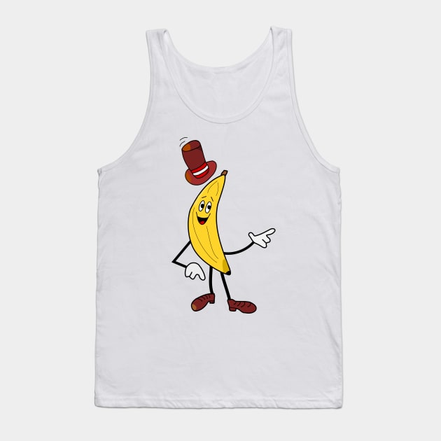 Banana Dandy Tank Top by Slap Cat Designs